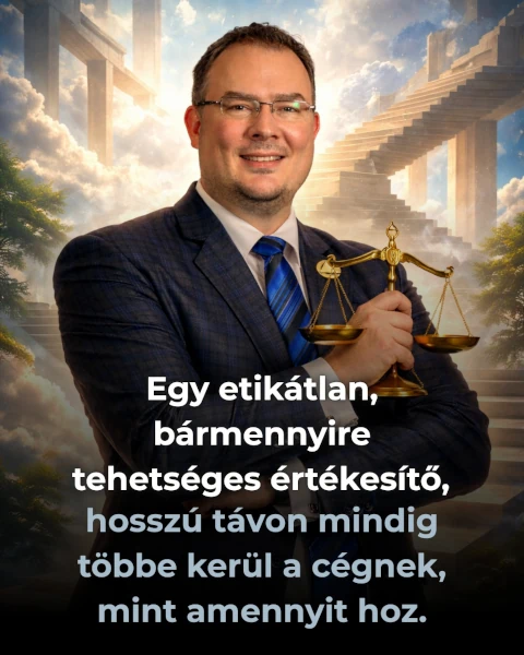 Egy etikátlan értékesítő ára ...